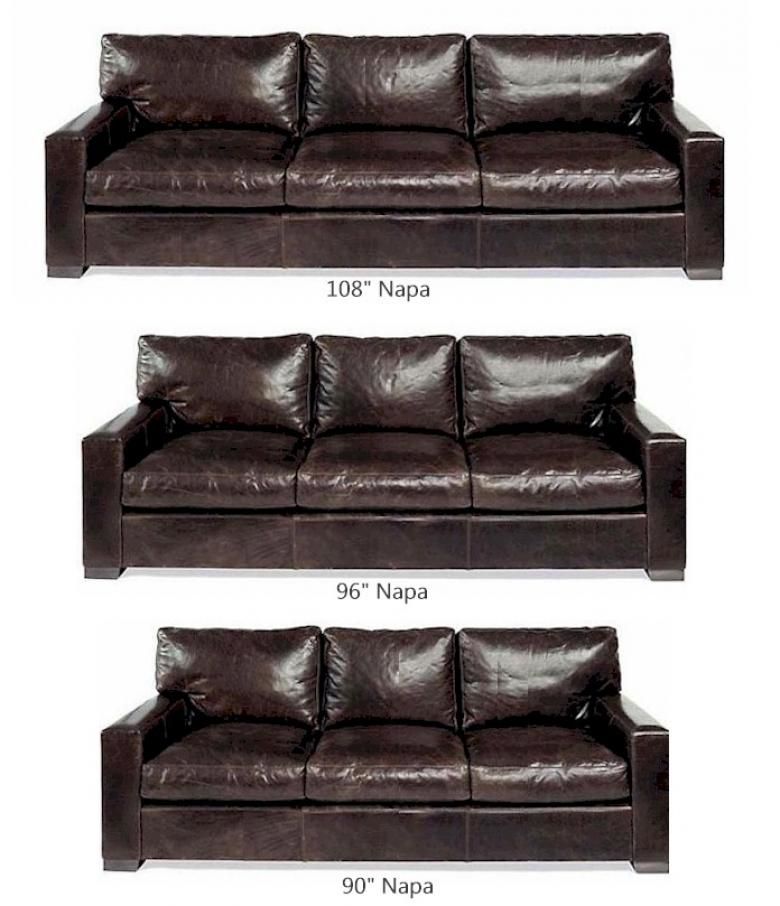 Oversized Seating Leather Sofa Set, Brompton Cocoa Leather Sofa