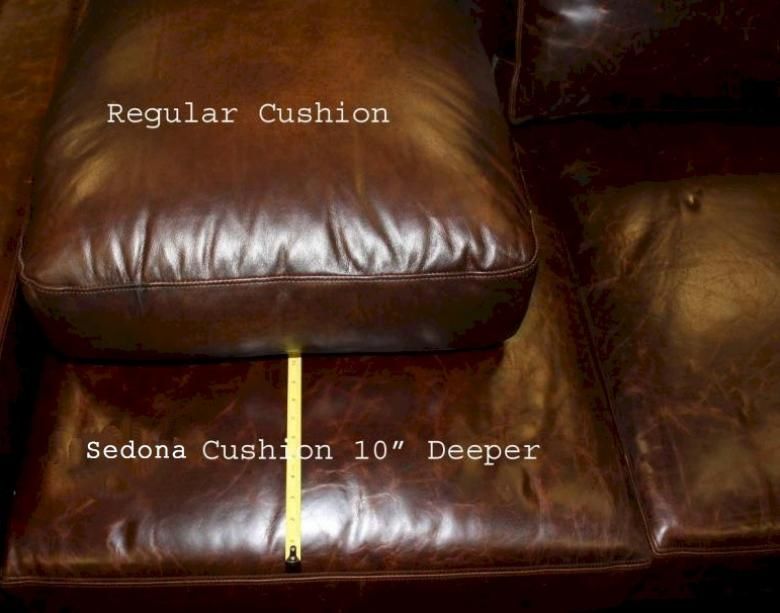 Oversized Seating Leather Sofa Set, Sedona Leather Sofa