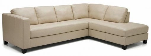 Jura Leather Sectional With Chaise