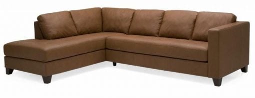 Jura Leather Sectional With Chaise