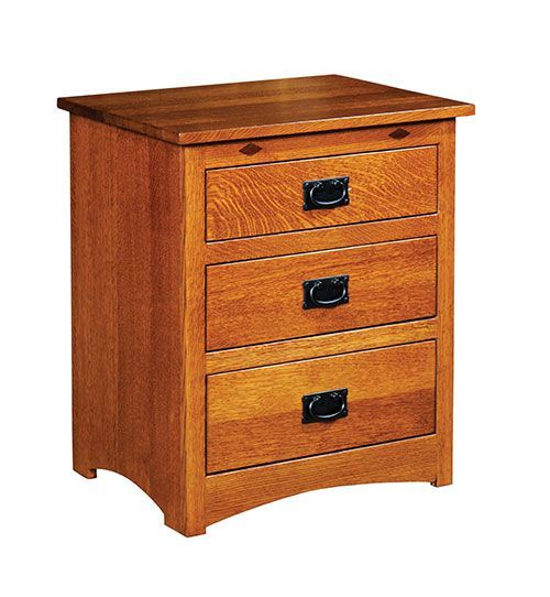 Prarie Home 3 Drawer Nightstand